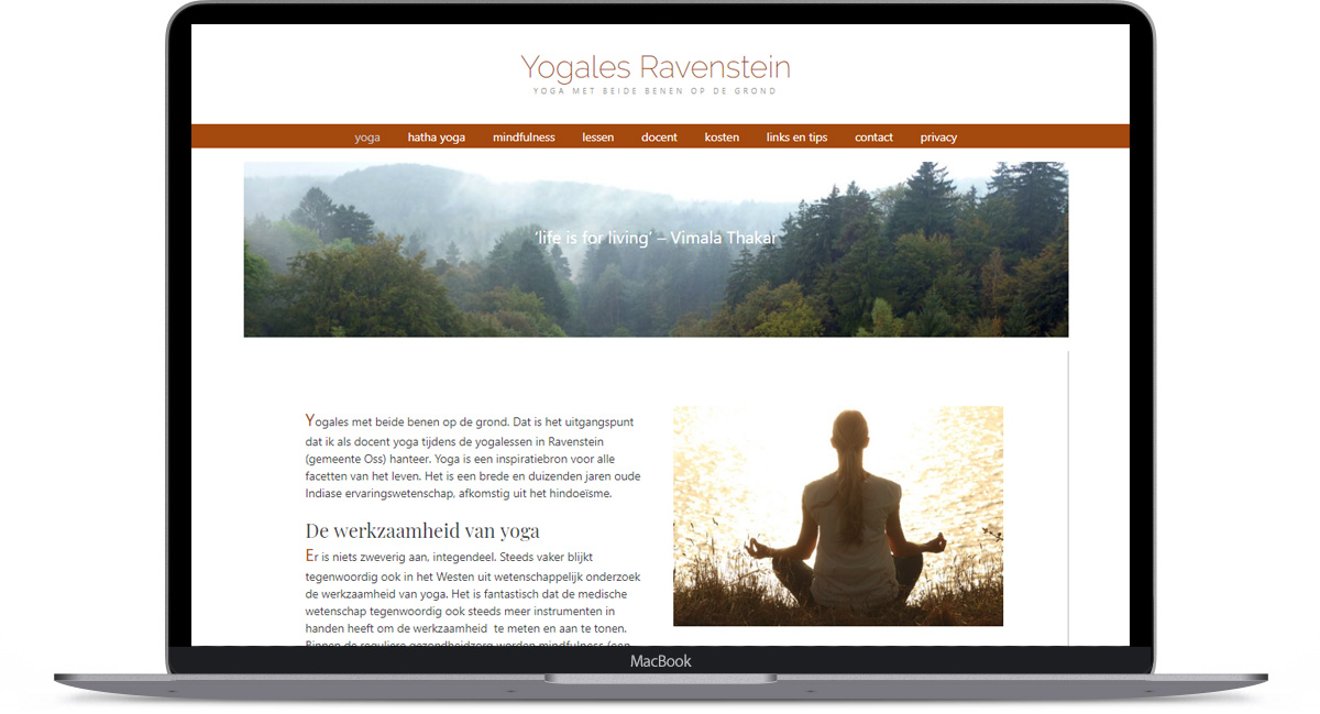 website Yoga Ravenstein