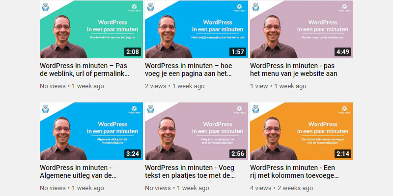 WordPress-instructievideos-op-YouTube